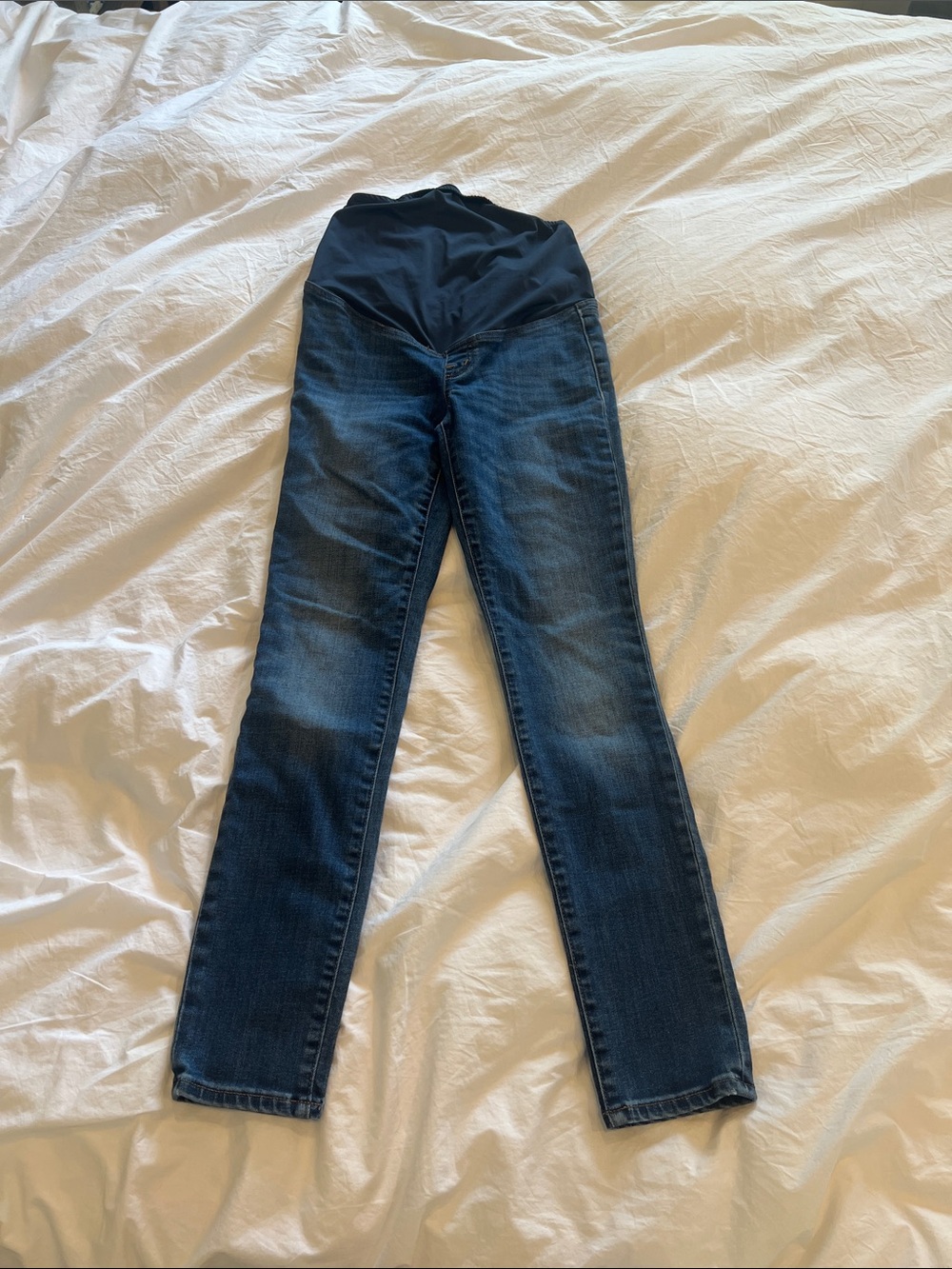 Madewell Dark Blue Maternity Skinny Jeans